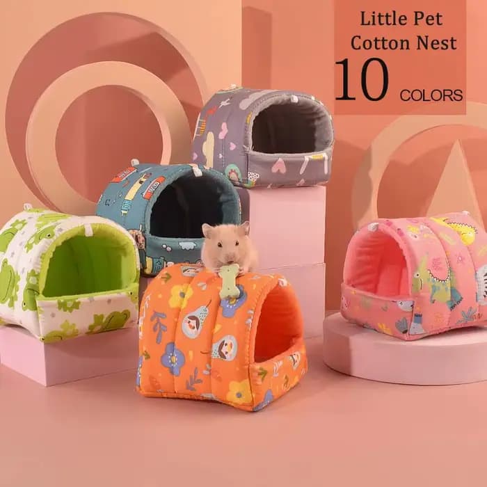 Nid de Hamster mignon, petit Animal, lit de couchage, coussin chauffant d'hiver, Cage suspendue pour