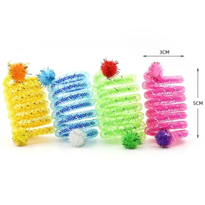 Jouets de printemps colorés pour chats