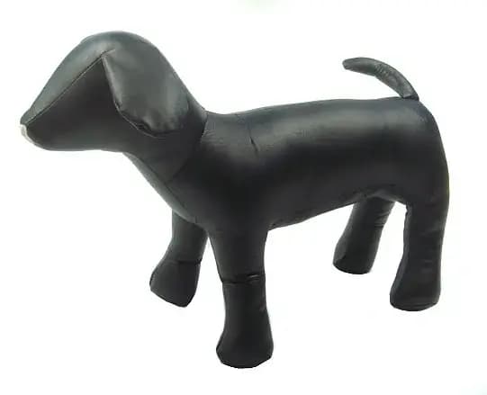 Modèle de torse en cuir PVC pour animaux de compagnie