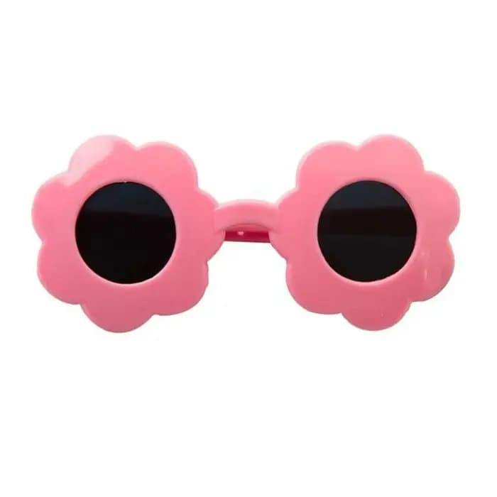 Jolies lunettes soleil à monture en forme cœur pour chat
