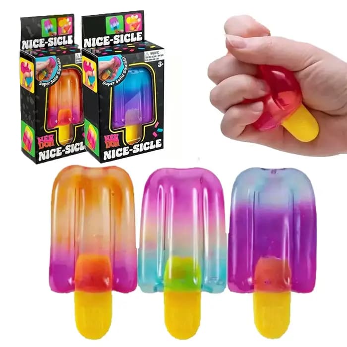 Jouet en forme de cône Nice-Sicle, sensoriel, doux, moelleux, à remontée rapide, anti-stress et anti-anxiété, non toxique, pour adultes atteints de TDAH, pour la relaxation et la gestion de la pressio