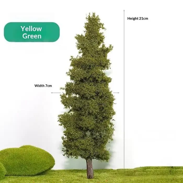 〔R〕Ensemble de piniers miniatures de 14-21 cm : Arbres réalistes pour diorama