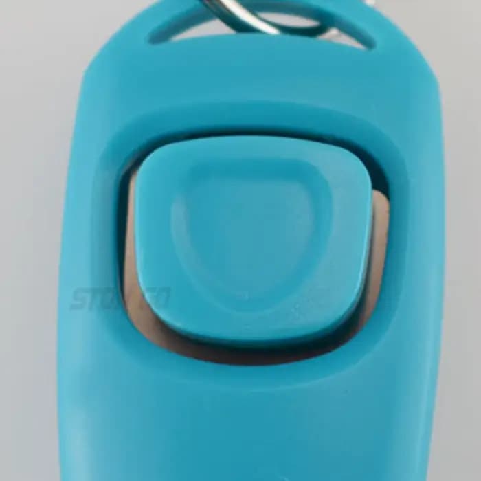Clicker et sifflet multifonctions 2 en 1 pour animaux de compagnie, entraîneur de chien avec porte-c