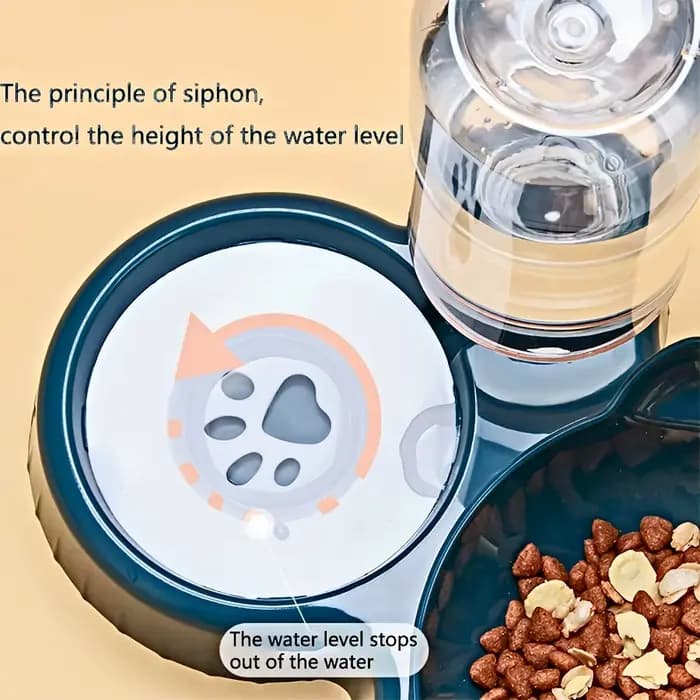 Bols pour animaux de compagnie avec mangeoire à eau