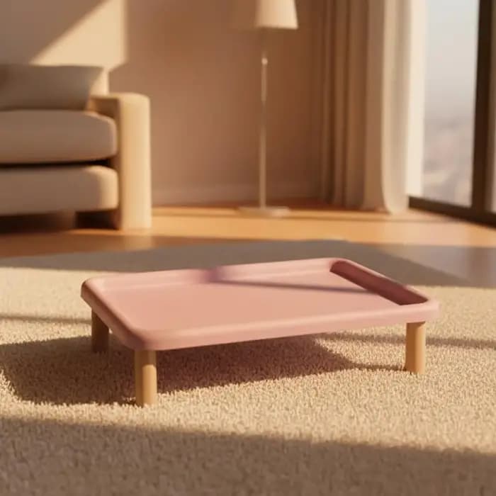 Plateforme surélevée pour gamelles de chat pour distributeurs automatiques de nourriture, support d'alimentation surélevé en bois pour chats et chiens