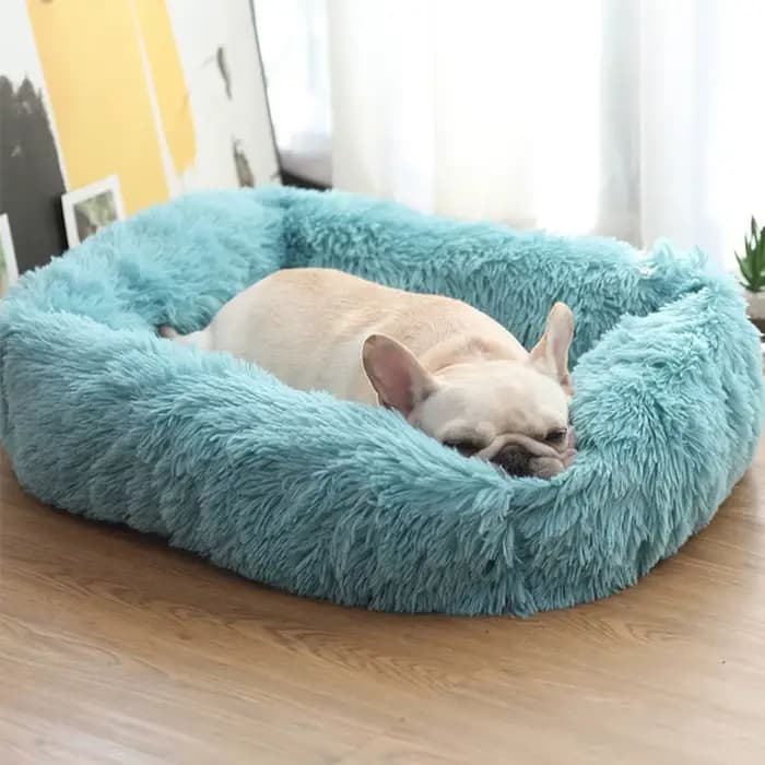 Mir en peluche pour animaux de compagnie, lit pour chien, canapé moelleux, grands paniers, petit, gr