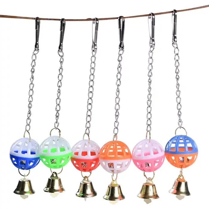 Jouets pour oiseaux de compagnie mignons, perruche d'escalade, morsure, mâcher avec frontal swing, c