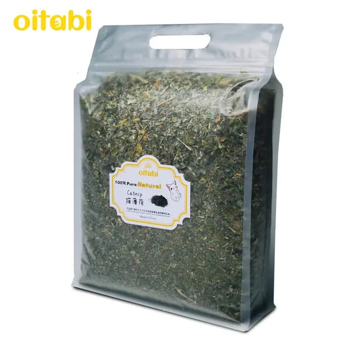 Oitabi 300 g/500 g d'herbe à chat naturelle pour chats et chatons