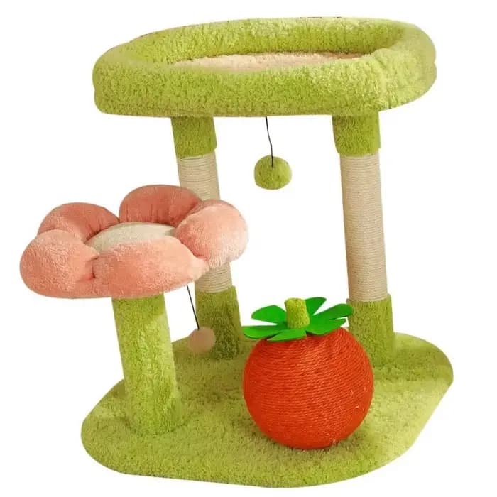 Arbre à chat moderne pour animaux de compagnie d'intérieur