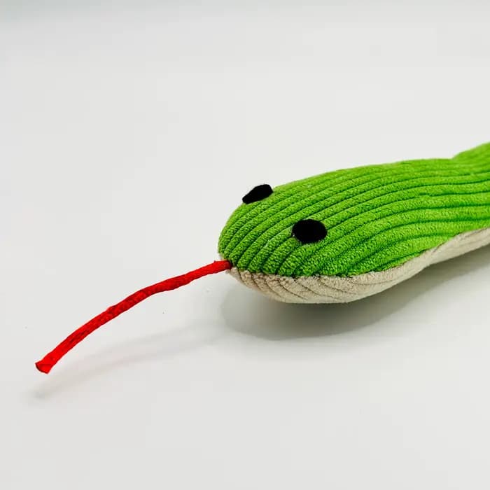 Jouet interactif pour chat en forme de serpent avec son froissement