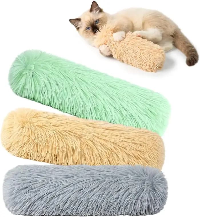 Lot de 3 jouets pour chat : coussinets à herbe à chat