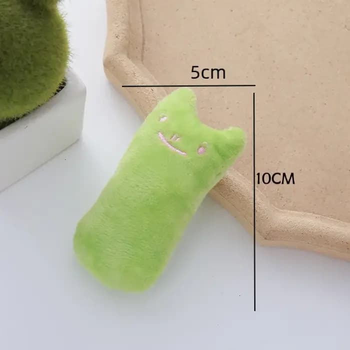 Jouet interactif en peluche à la catnip pour chats