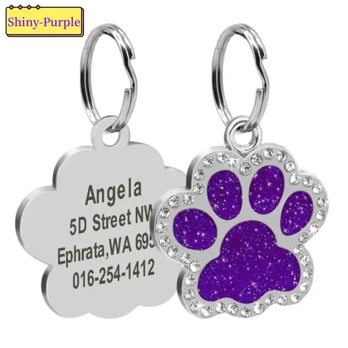 Étiquettes personnalisées pour chien et chat