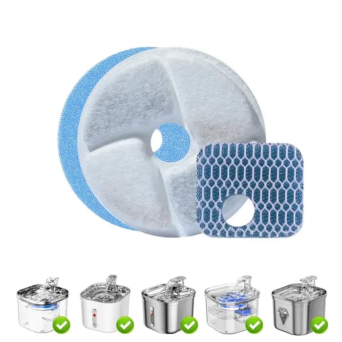 Filtre de remplacement pour fontaine d'eau pour chat