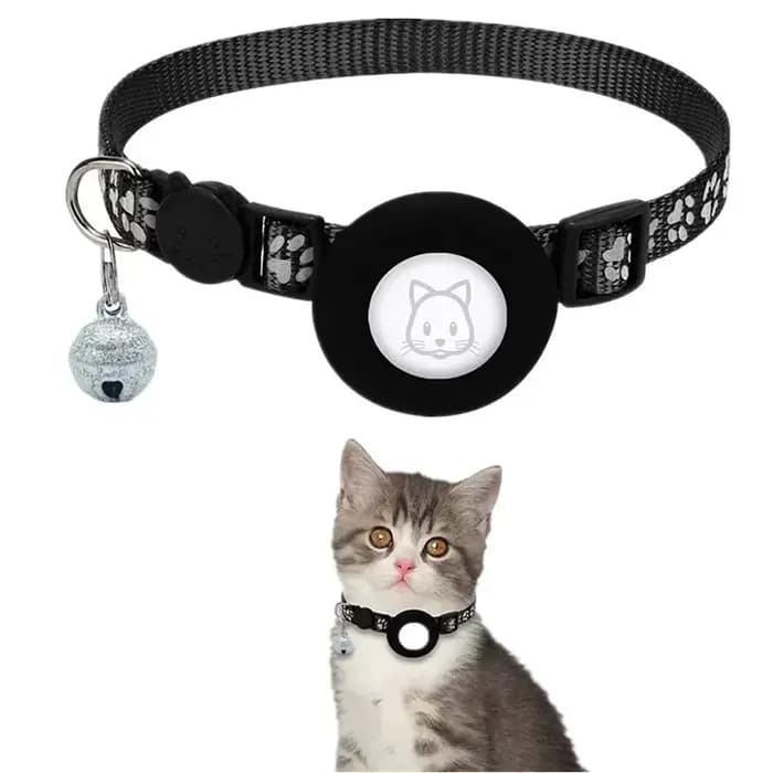 Collier pour chat Compatible avec Apple Airtag avec cloche
