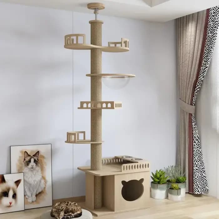 Plancher d'arbre pour chats