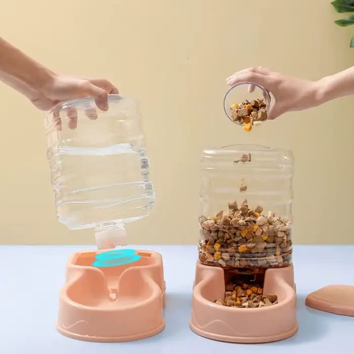 Nouveau Fournitures pour animaux de compagnie chat alimentation chien distributeur de nourriture mangeoire