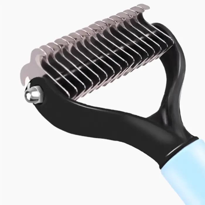 Brosse pour chien, peigne d'épilation double face et outil