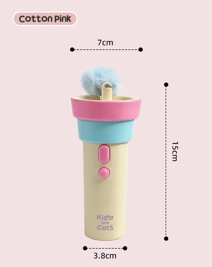 Jouet lanceur électrique pour chat rechargeable par USB, avec corde rétractable, pour soulager l'ennui, baguette interactive pour chat, jouets intelligents pour chat