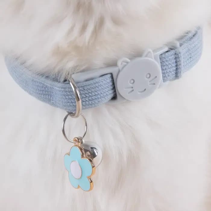 Paquet de 5 colliers de chat réglables avec cloche