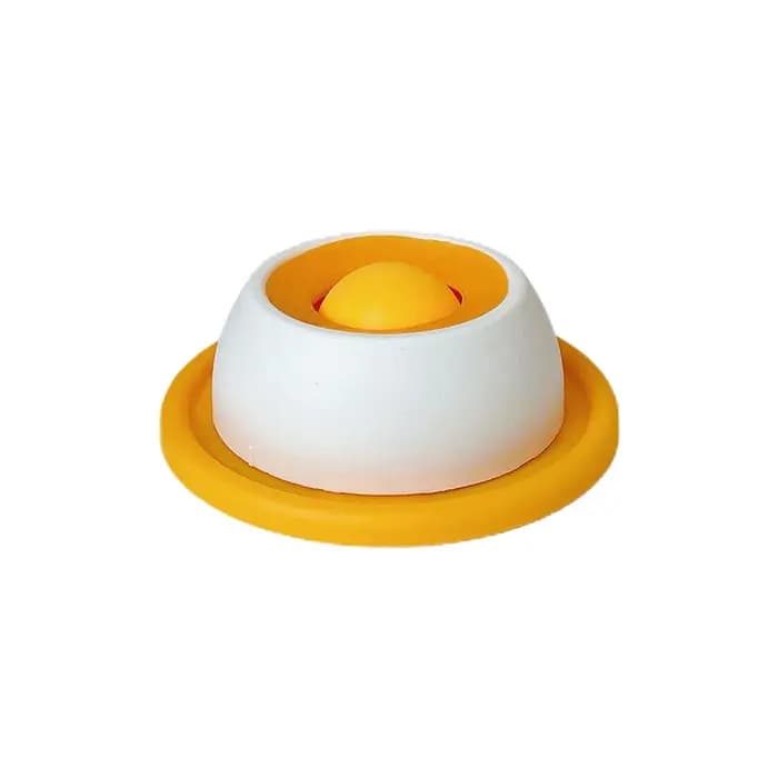 Nouveau yaourt assiette à lécher anti-pill chat taquin alimentation lente bol de collation interactif résistant aux