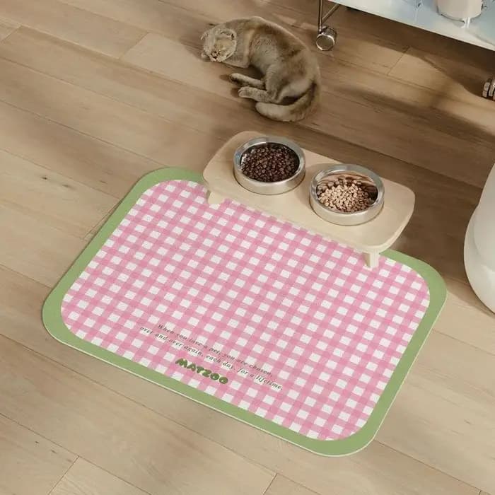 Tapis d'alimentation pour animaux de compagnie