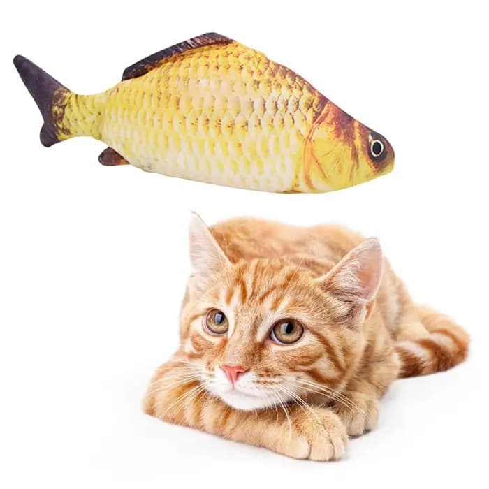 Jouets pour chat poisson chargeur USB poisson interactif électrique disquette poisson chat jouet réa