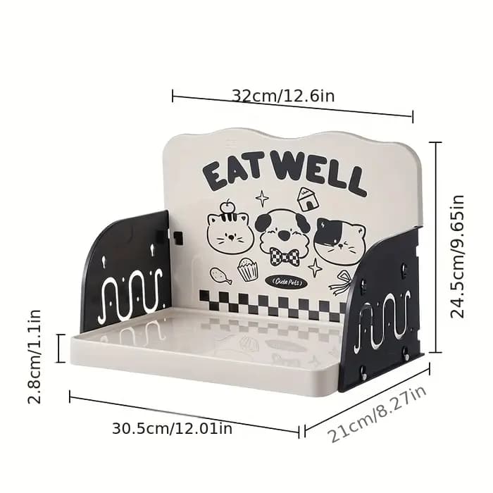 Table de nourrissage surélevée pour chats et chiens