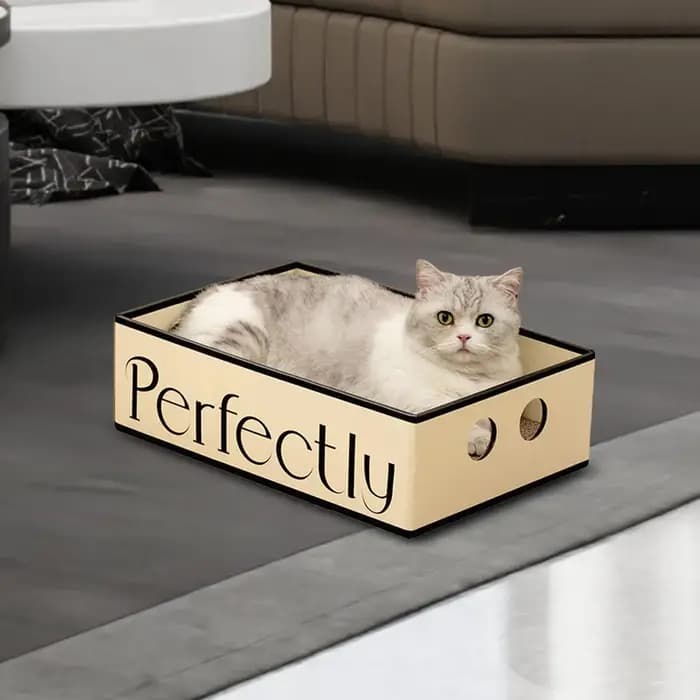 Planche à Gratter en Carton Durable pour Chats d'Nik