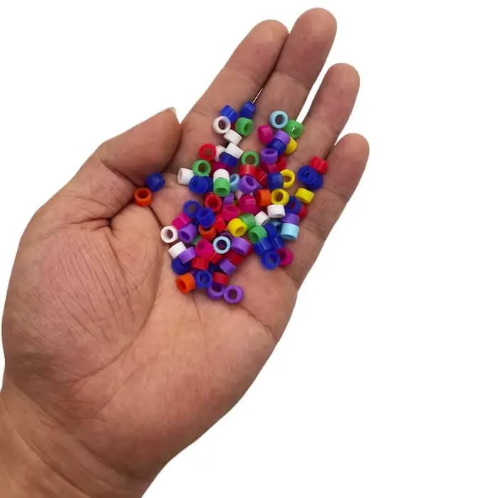 100 pièces anneau d'oiseau bandes de jambe pour perroquet Finch canari Gouldian diamètre 3mm 4mm 5mm