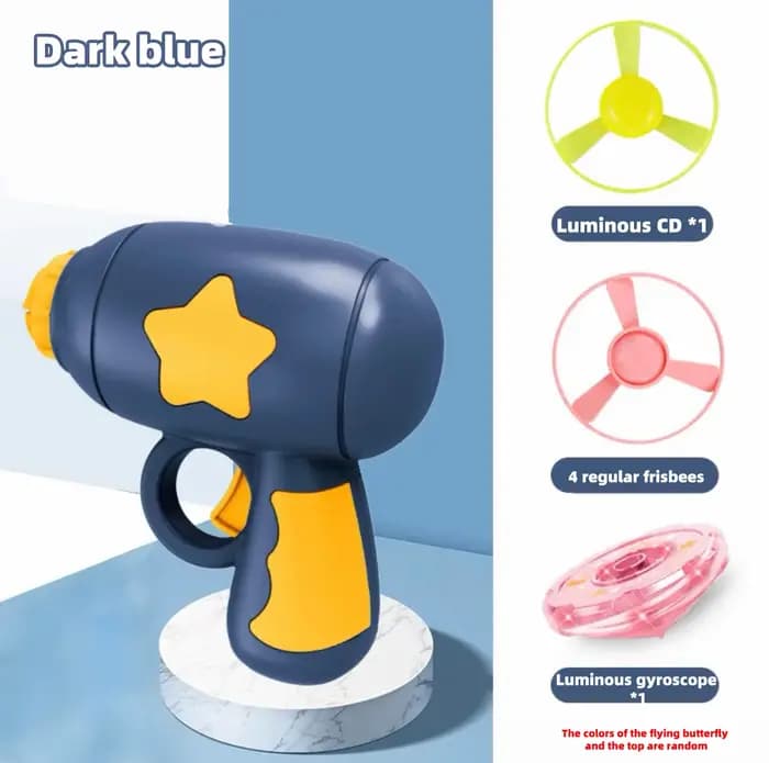Jouet interactif amusant pour chat, lanceur de mini-frisbees pour chaton, pistolet de tir pour jeux de poursuite, jouets pour chat, fournitures pour animaux de compagnie