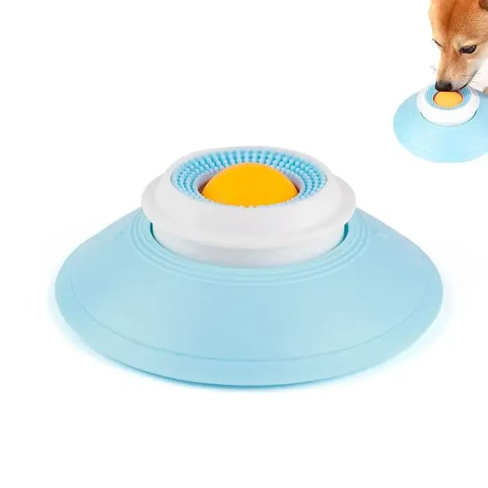 Jouets pour chiens et chats, pour aliments liquides, soulage l'anxiété, distributeur de boules à lécher pour chiens, jouets d'enrichissement de bol à lécher antidérapant