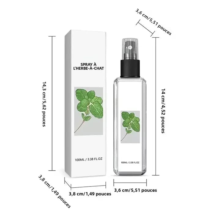Spray Apaisant à la Menthe pour Chat – Soulagement de l'Anxiété