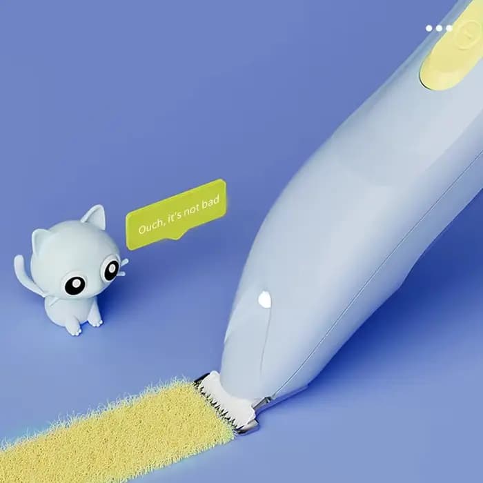 Tondeuse électrique pour animaux de compagnie avec lumières LED, tondeuse à poils de pied, rasoir as