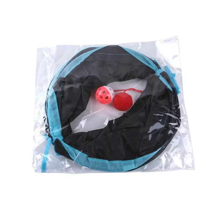 Tunnel pliable pour chat, jouet pour chat, baril de forage respirant pour papier fort d'intérieur, f