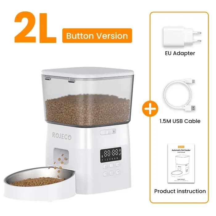 ROJECO mangeoire automatique pour chat animal de compagnie intelligent