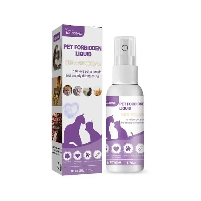 Spray apaisant pour animaux de compagnie, prévention du hurlement, vaporisateur anti-anlande, apaise l'humeur, chiens et chats, fournitures pour animaux de compagnie, 50ml
