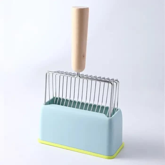 Ensemble de pelles à litière pour chat : maille fine