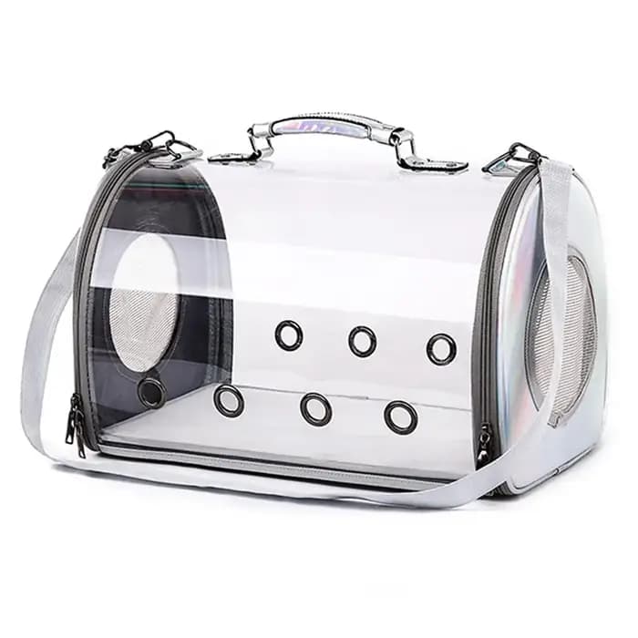 Nouveau transporteur pour animaux de compagnie Portable chiens chat Cage transparente sac à dos Transport sac à main respirant pour petits animaux chien chaton chiots