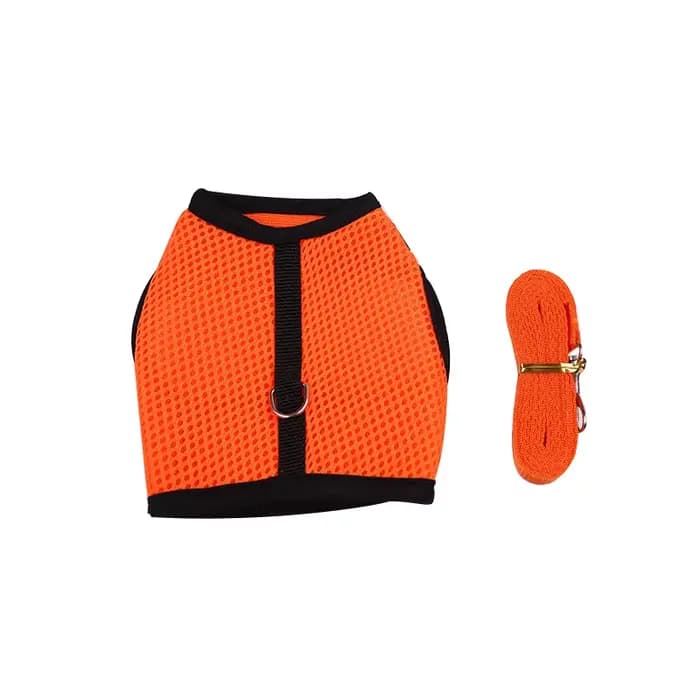 Ensemble harnais et laisse en maille respirante pour lapin, pour furets, accessoires de lapin, harna
