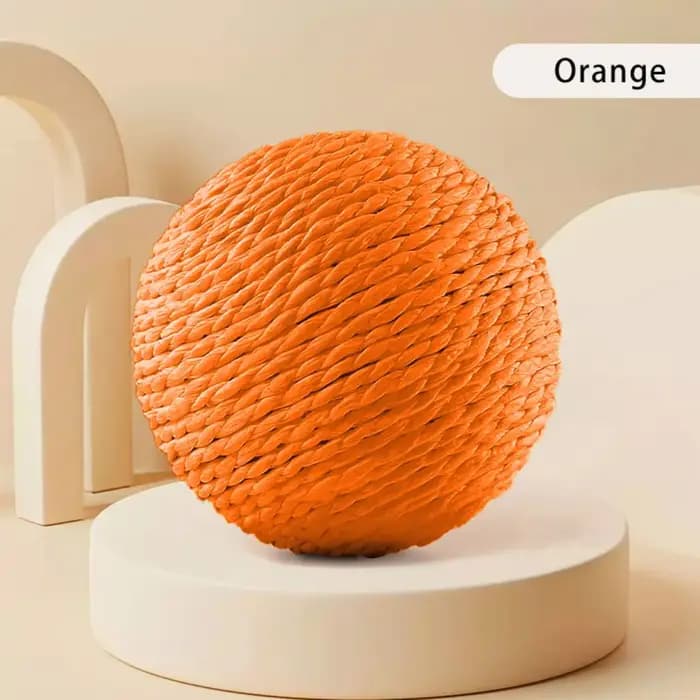 Balle à gratter interactive en Sisal pour chat