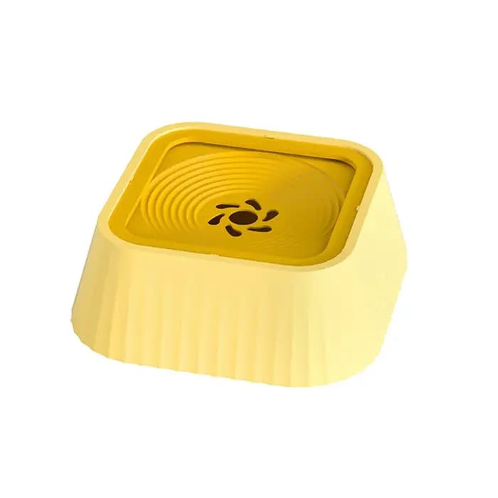 1 bol d'eau anti-déversement pour animaux de compagnie – Conçu pour les chats et les chiens avec base antidérapante et fonction flottante