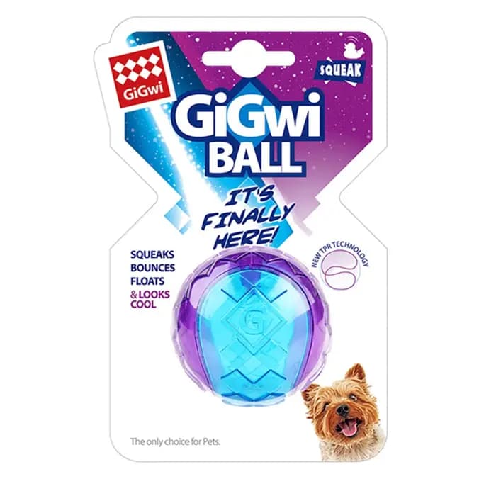 Balle à mâcher grinçante pour chien de compagnie