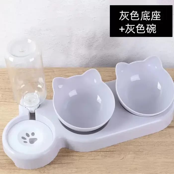 Bols pour animaux de compagnie avec mangeoire à eau
