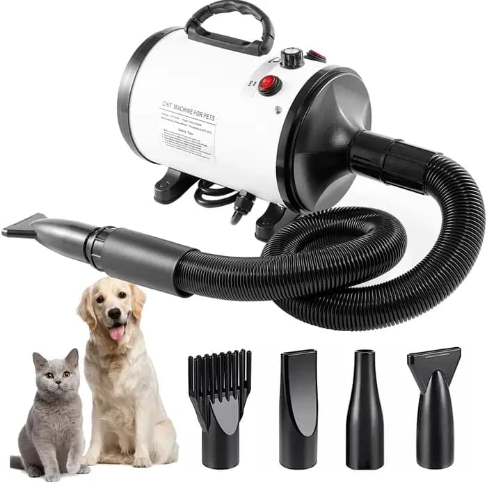 Sèche-cheveux rapide et silencieux pour animaux de compagnie