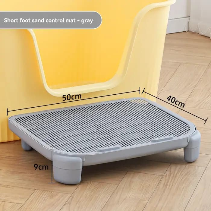 HOOPET tapis à litière pour chats anti-éclaboussures Double couche boîte