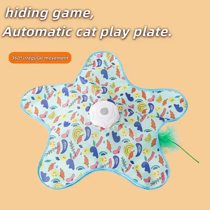 Jouet électrique interactif pour chat : tourne-disque intelligent et amusant pour stimuler et soulager l'ennui
