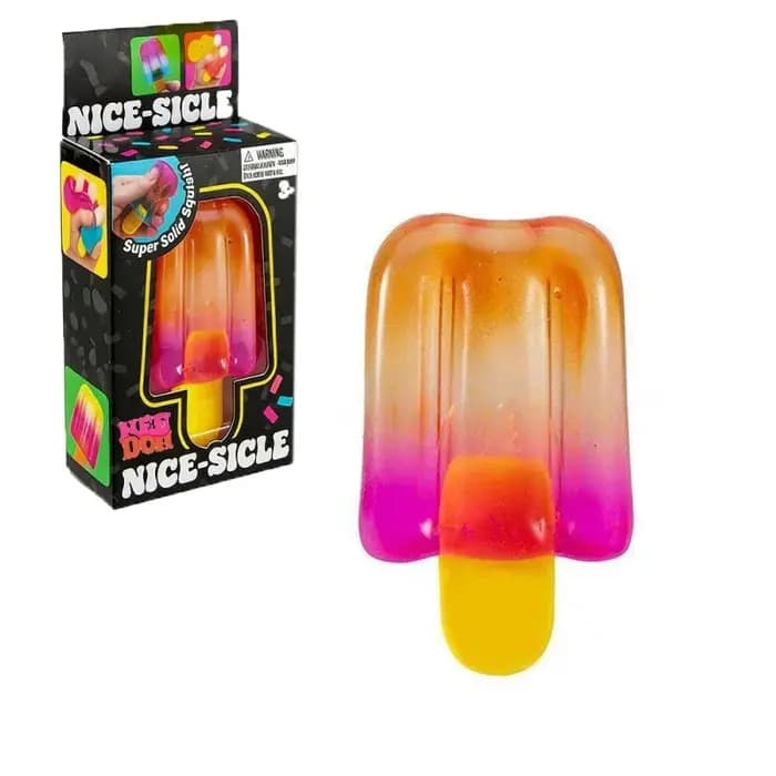 Jouet en forme de cône Nice-Sicle, sensoriel, doux, moelleux, à remontée rapide, anti-stress et anti-anxiété, non toxique, pour adultes atteints de TDAH, pour la relaxation et la gestion de la pressio