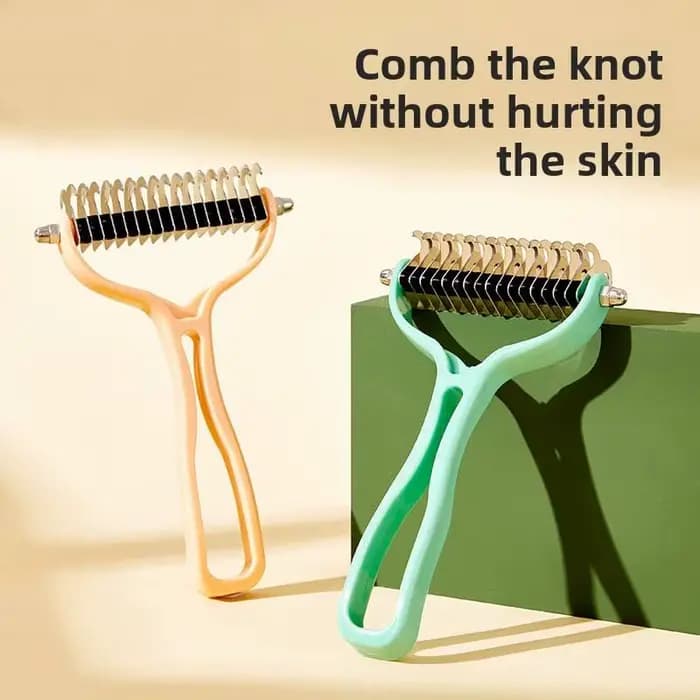 Brosse pour chat, coupe-noeud en fourrure de chat, peigne d'épilation pour animaux de compagnie, out