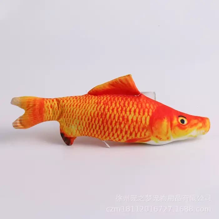 Jouets de Simulation de poisson pour chat, peluche douce, herbe-aux-chats, jouets interactifs pour c